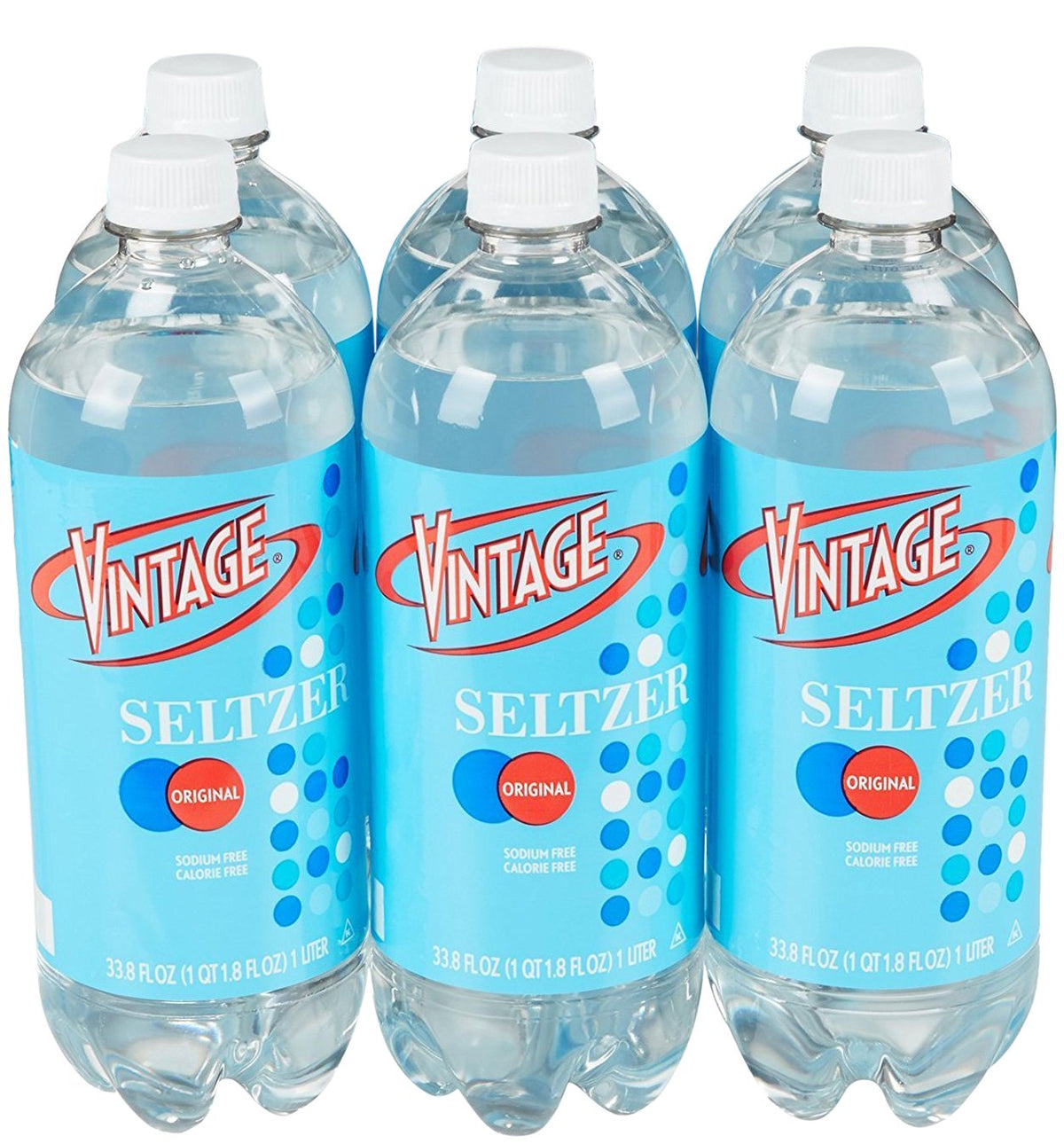 Vintage Seltzer Water 33.8 fl oz 6-Pack P738994