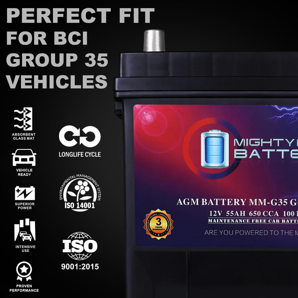 12V 55Ah AGM Replacement Battery O644733