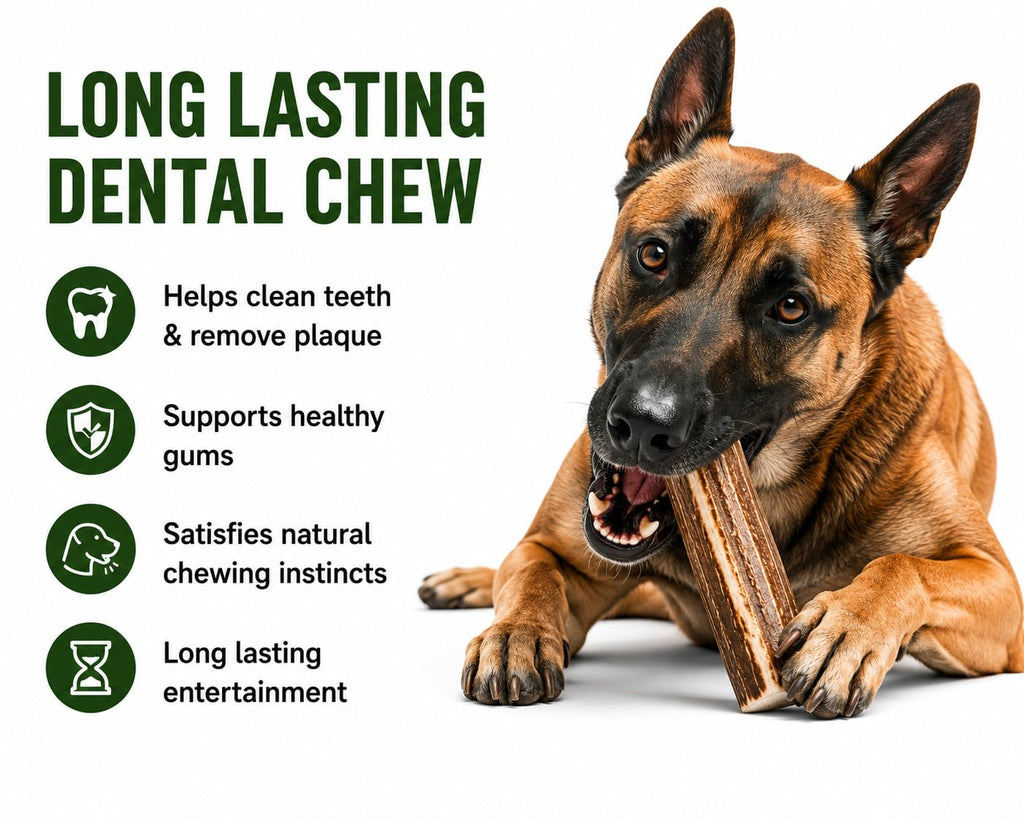 Deer Antler Dog Chews One Pound H546