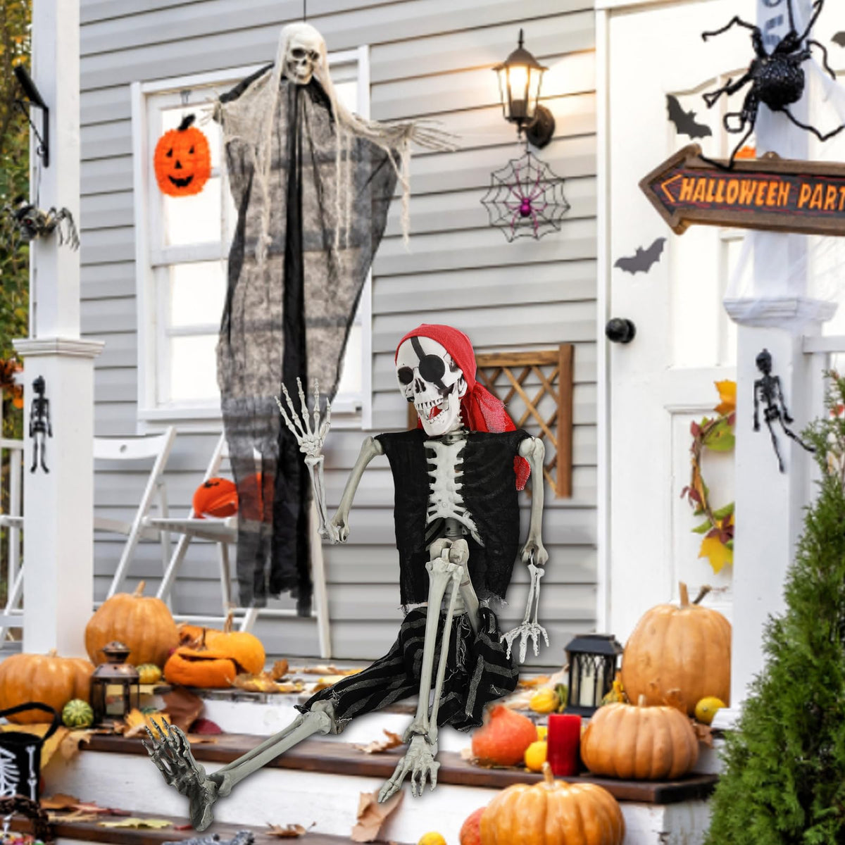 Life Size Skeleton with Joints L86696