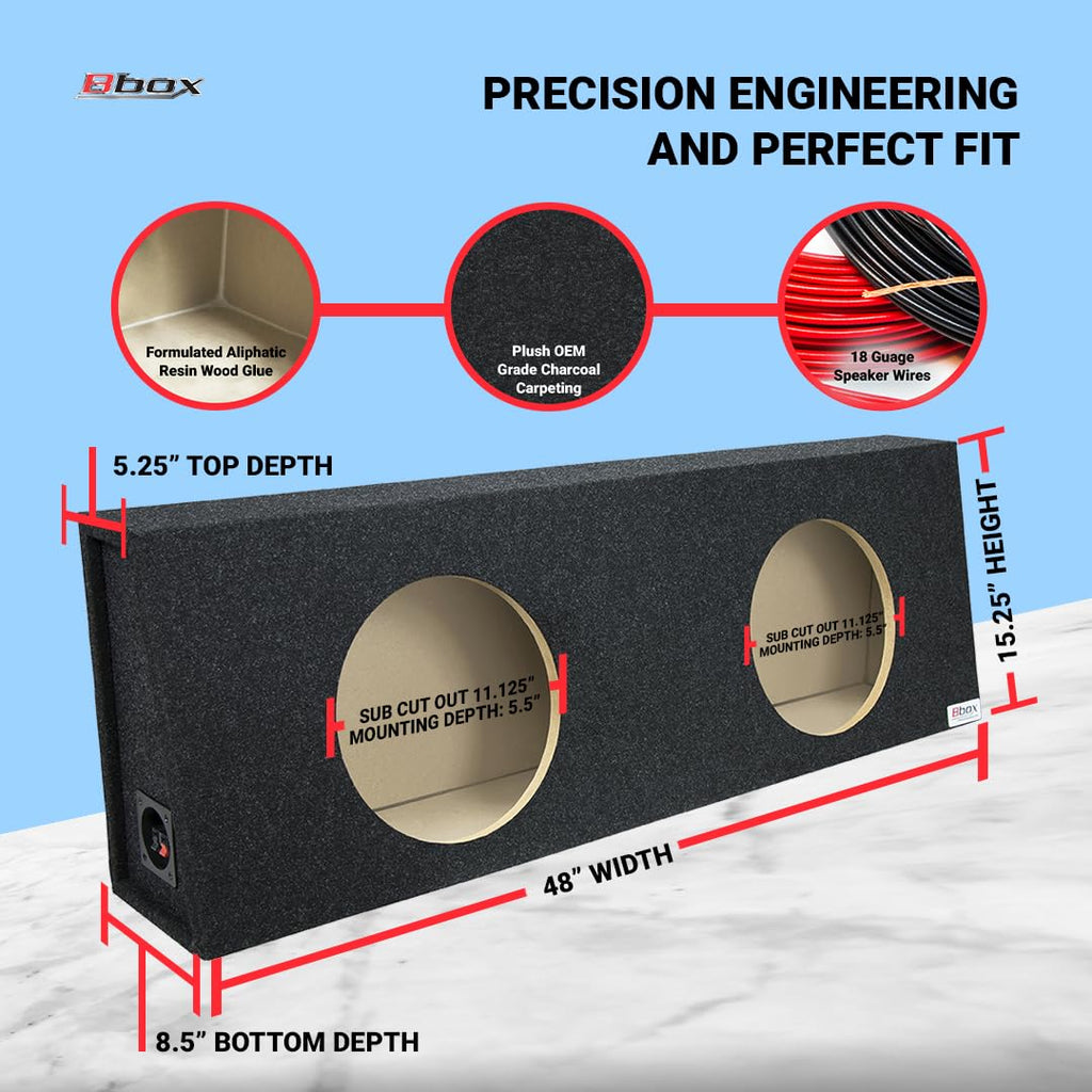 12 Inch Dual Sealed Subwoofer Enclosure M336