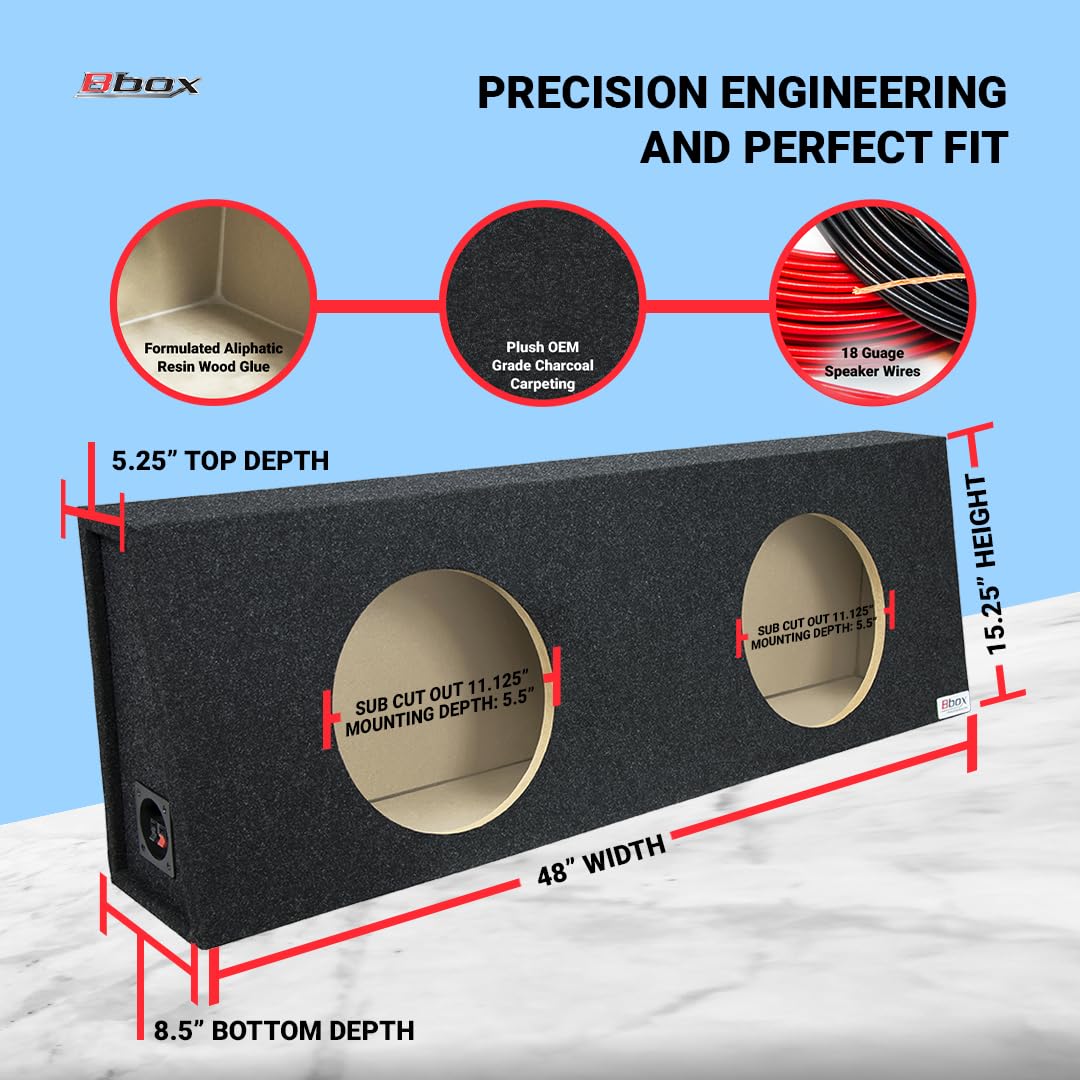 12 Inch Dual Sealed Subwoofer Enclosure M336