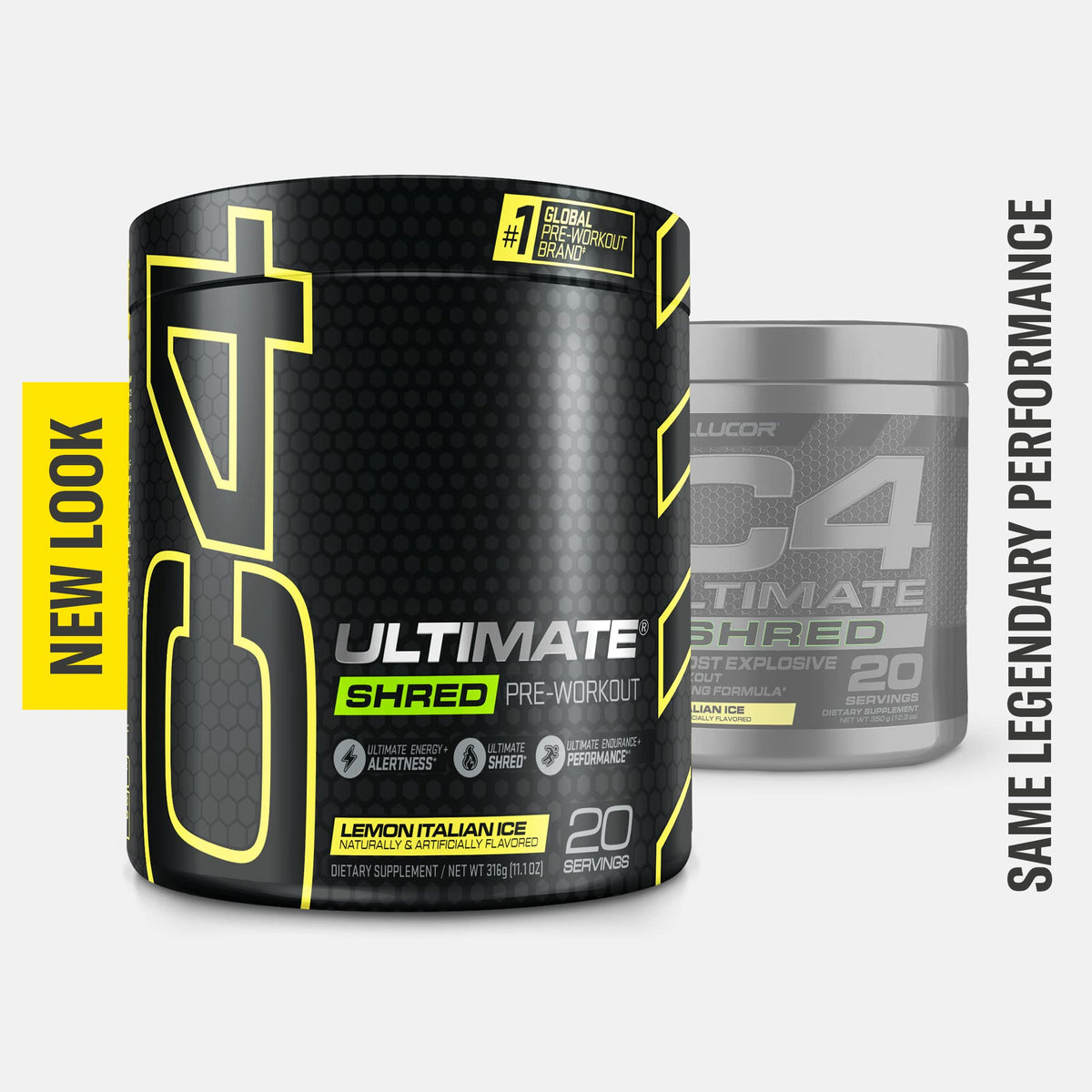Pre Workout Powder Fat Burner Supplement With Ginger Root Extract 20 Servings Q628