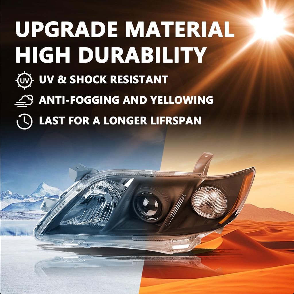 Black Headlight Assembly V821