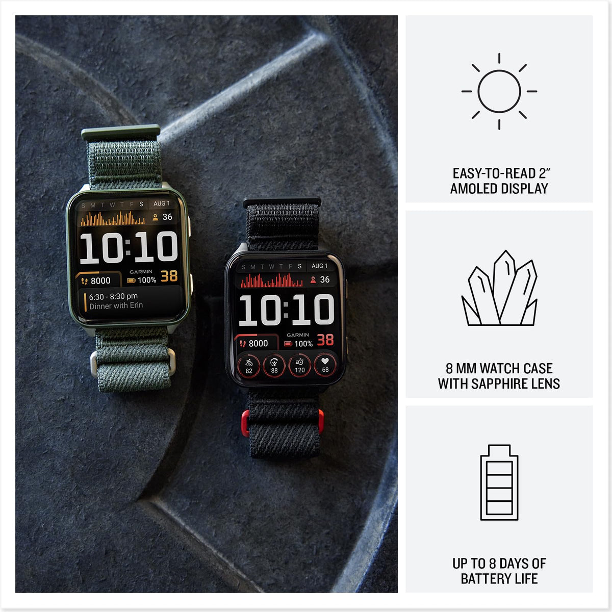 Black 51mm Smartwatch N212