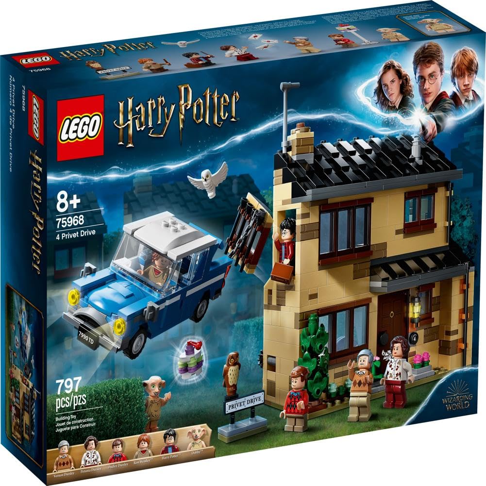 House and Flying Car Toy with Minifigures N7790
