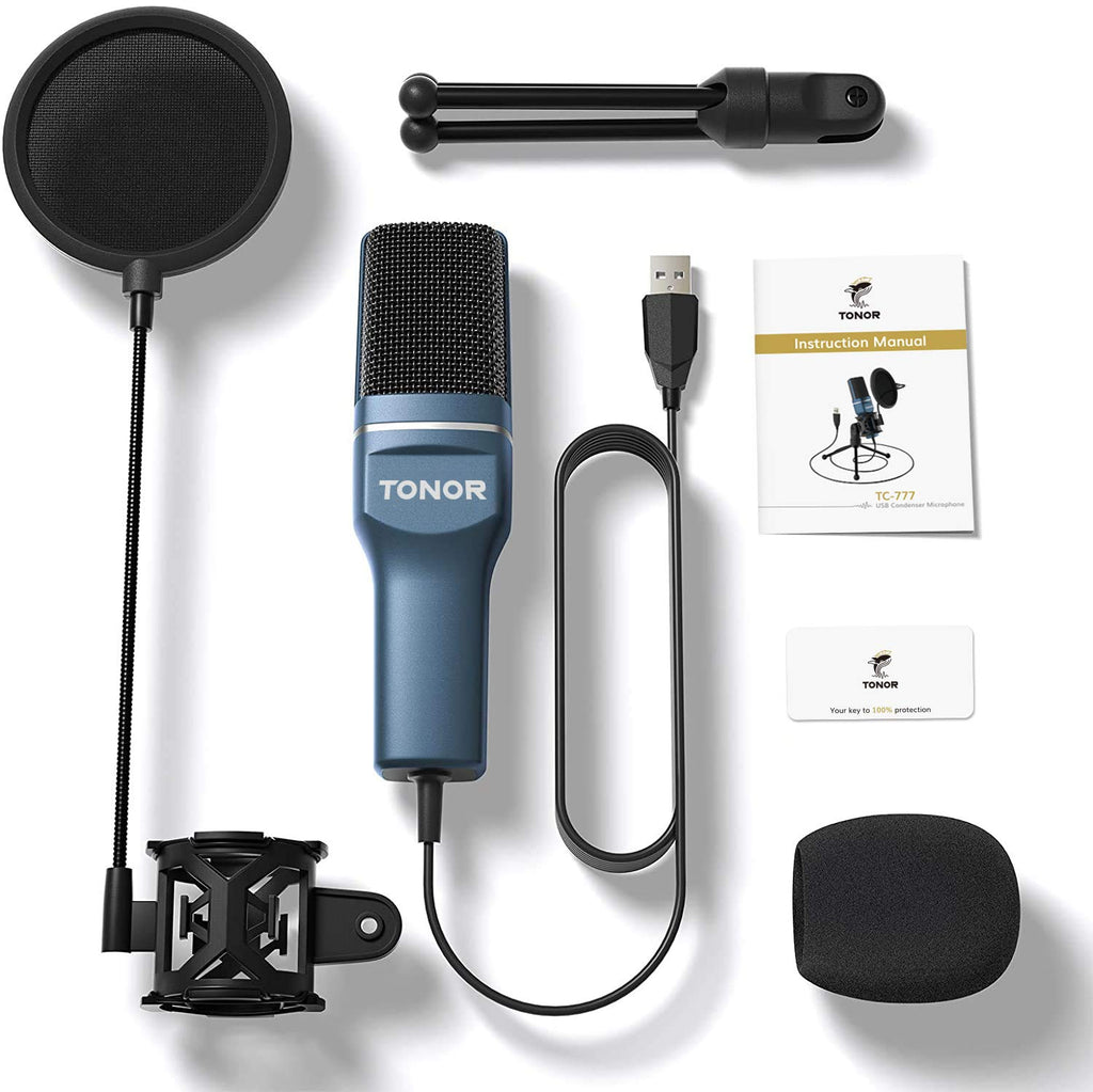 USB Microphone and Microphone Arm Stand C856