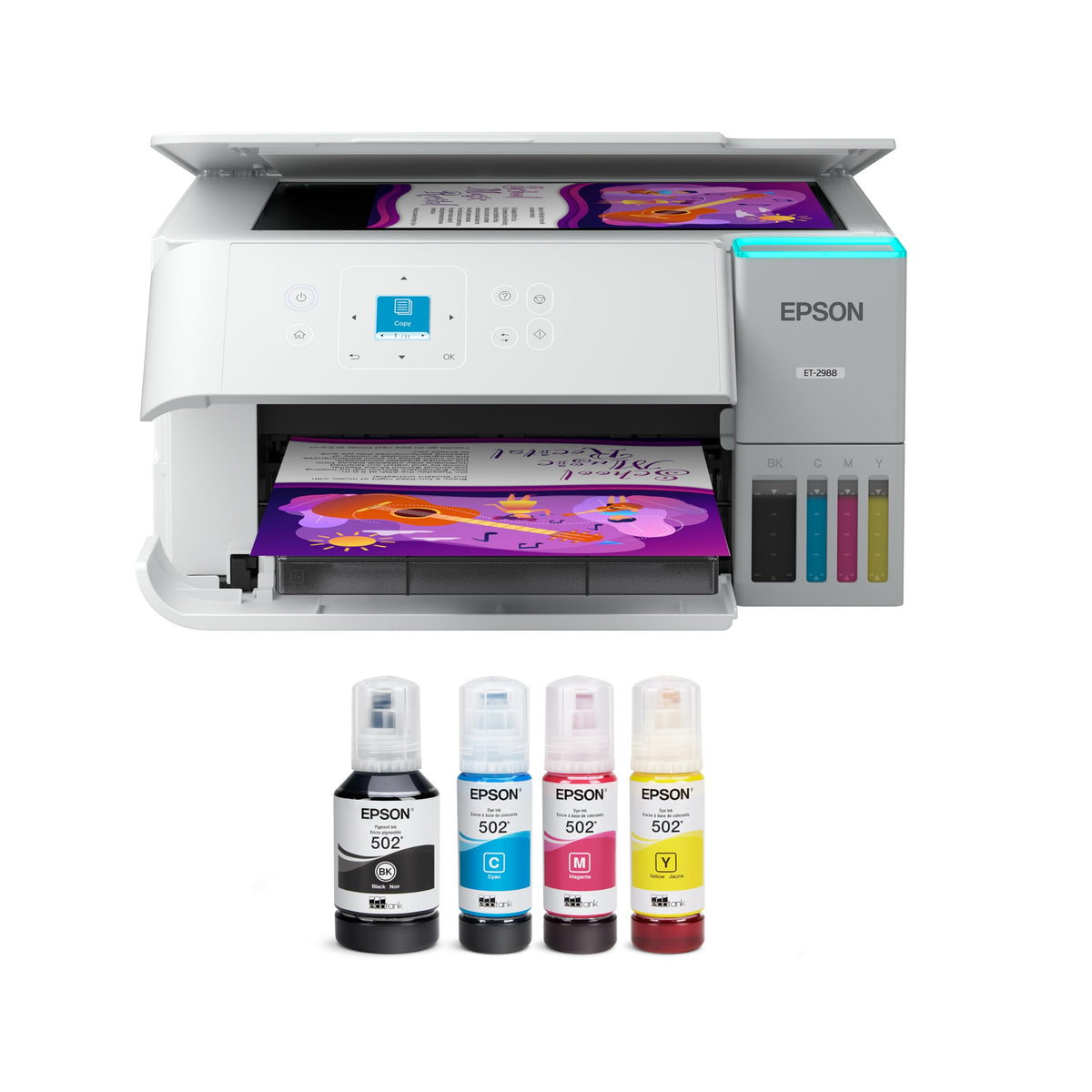Wireless All-in-One Color Supertank Printer H235