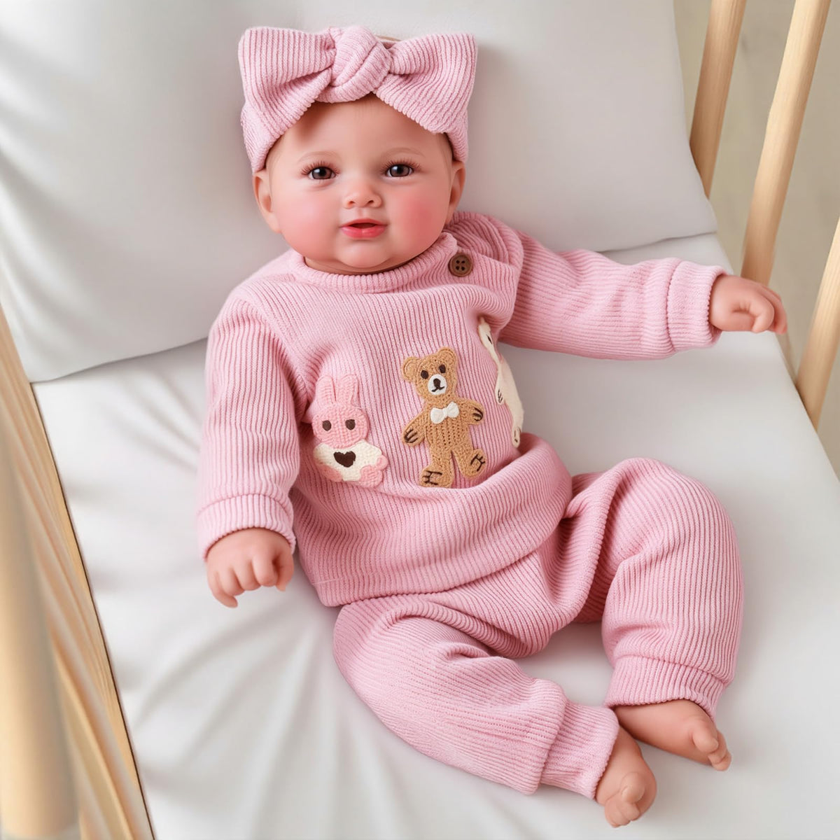 20 Inch Realistic Baby Dolls with Accessories Q15610