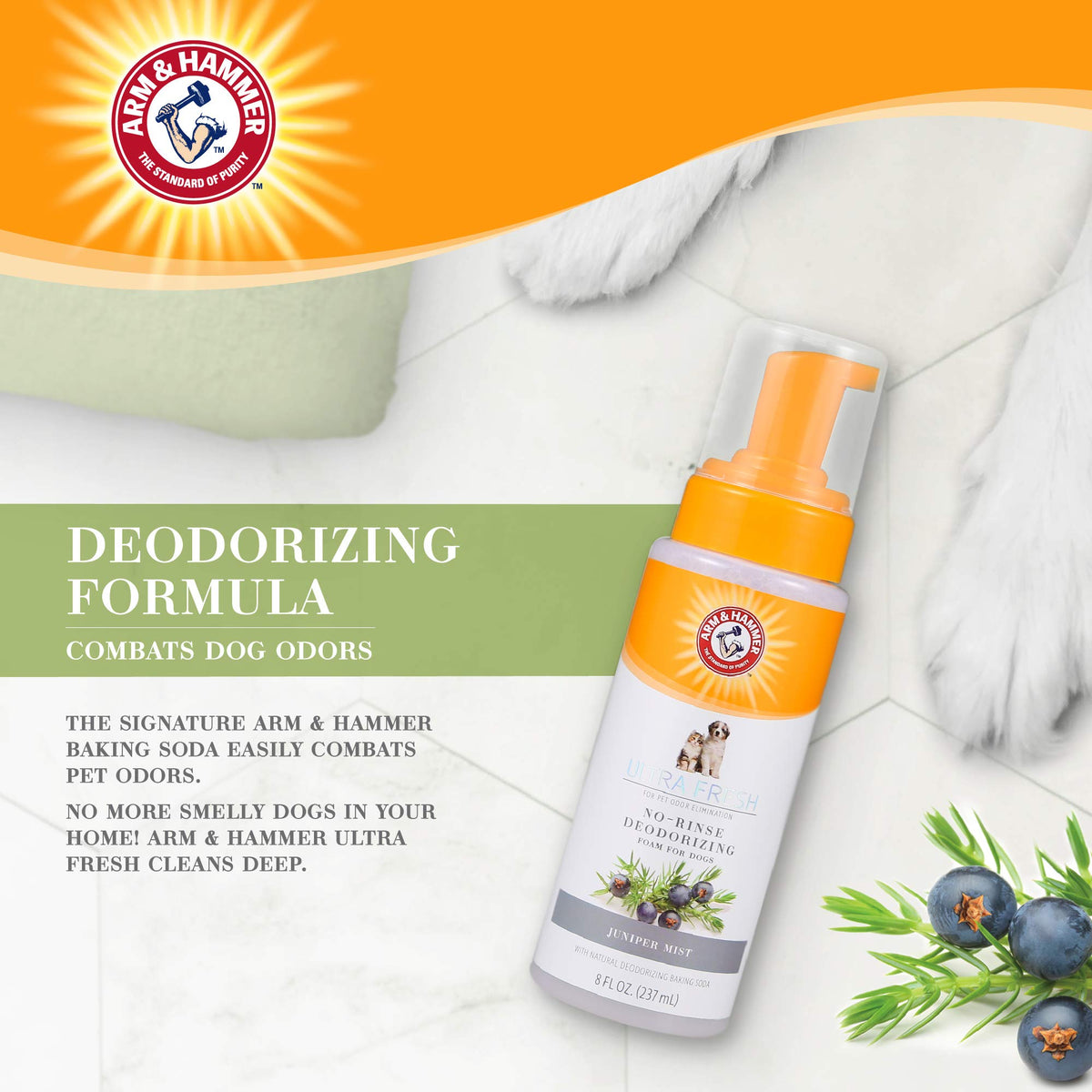 Waterless Dog Shampoo Foam 8 Fl Oz Q487329
