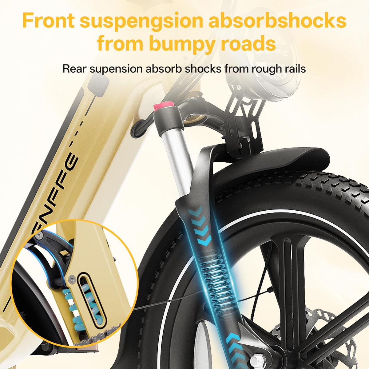 Foldable 7-Speed 20"×4 Fat Tire Electric Bike C5328