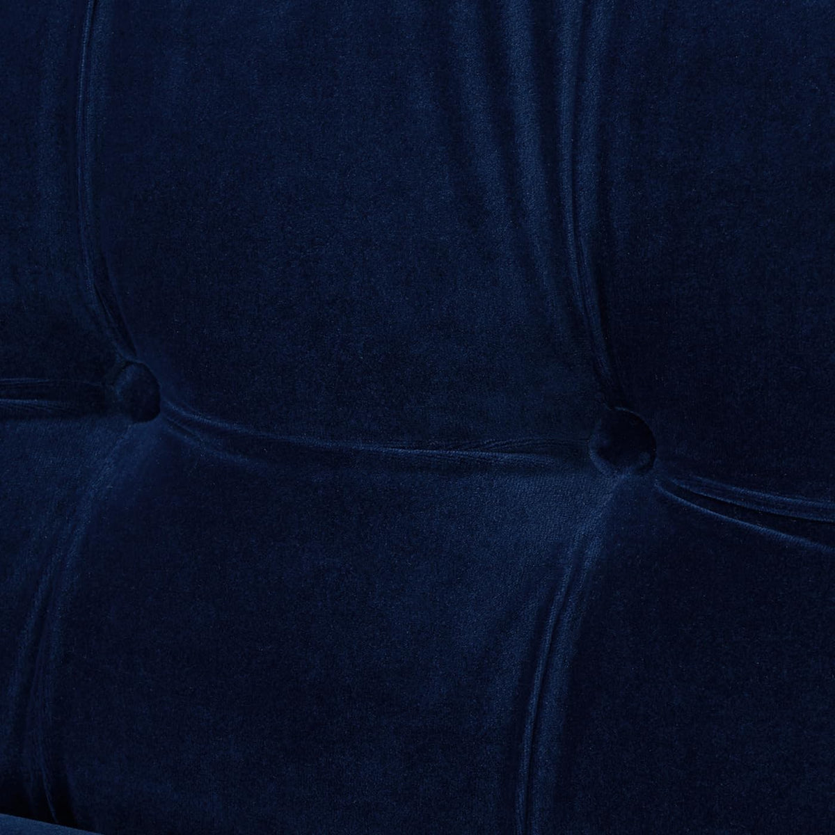 Navy Blue Velvet Tufted Sofa N185325