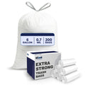 4-6 Gallon White Drawstring Bags G56543