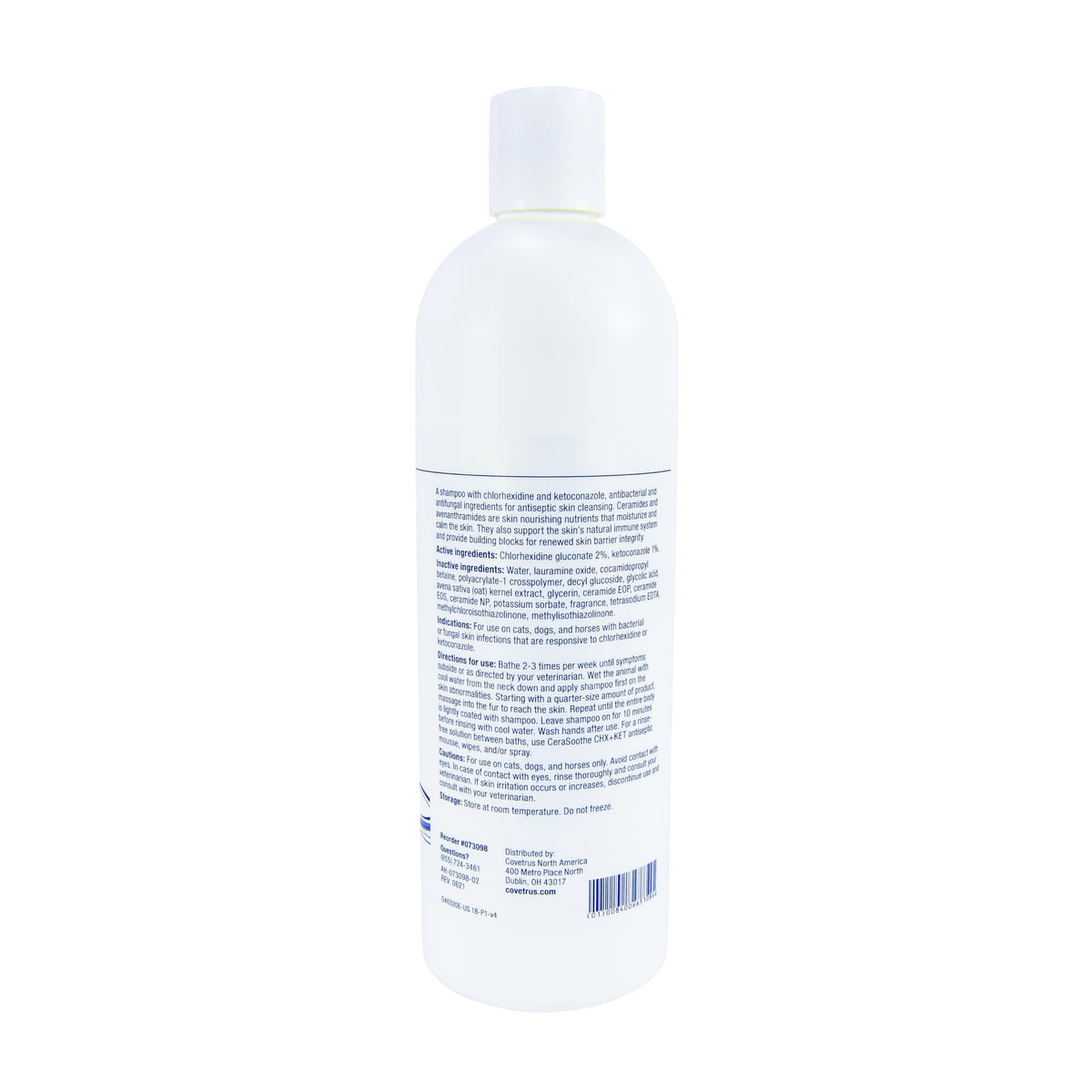 Chlorhexidine Ketoconazole Antiseptic Shampoo 16 oz P7934