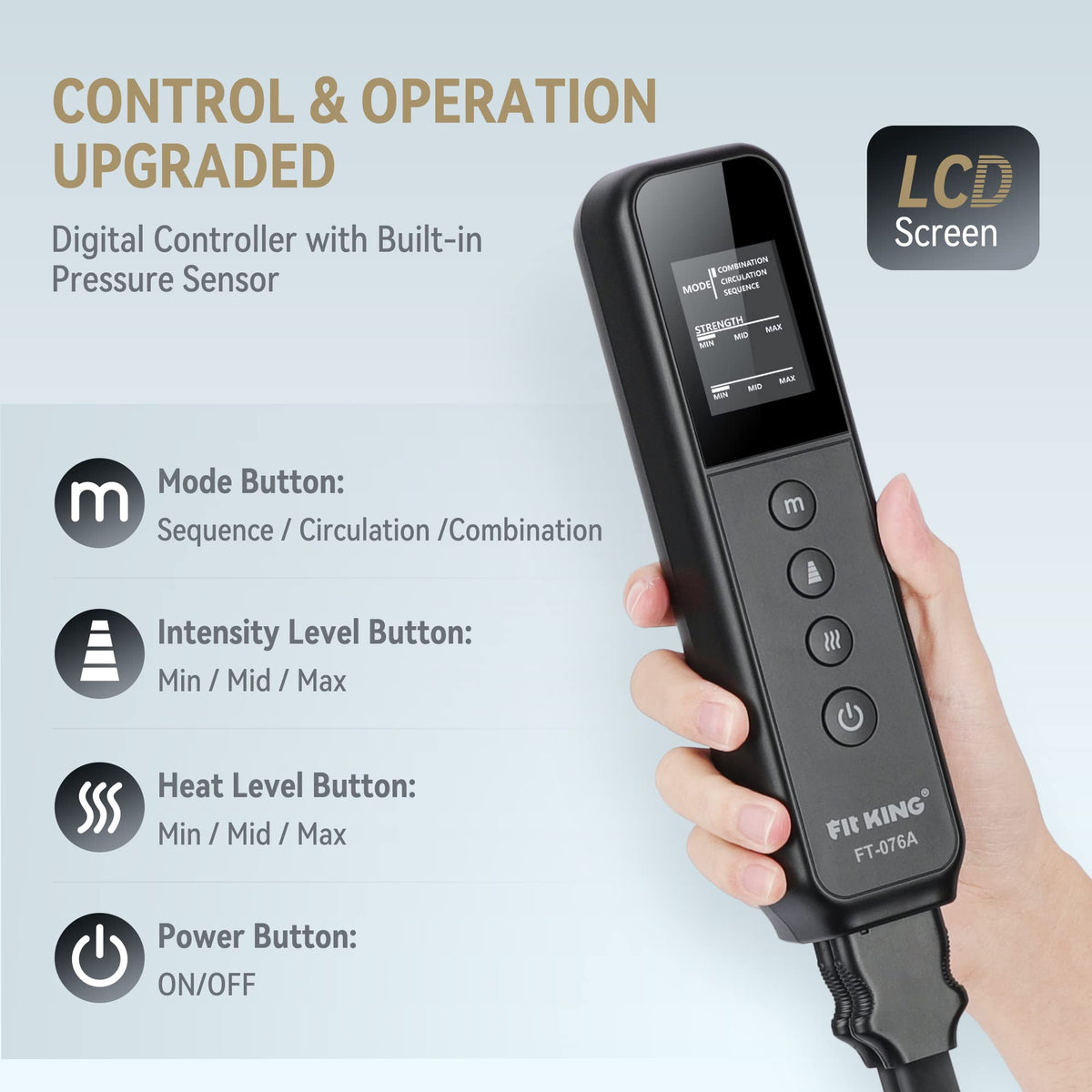 Leg Compression Massager with Heat G82234
