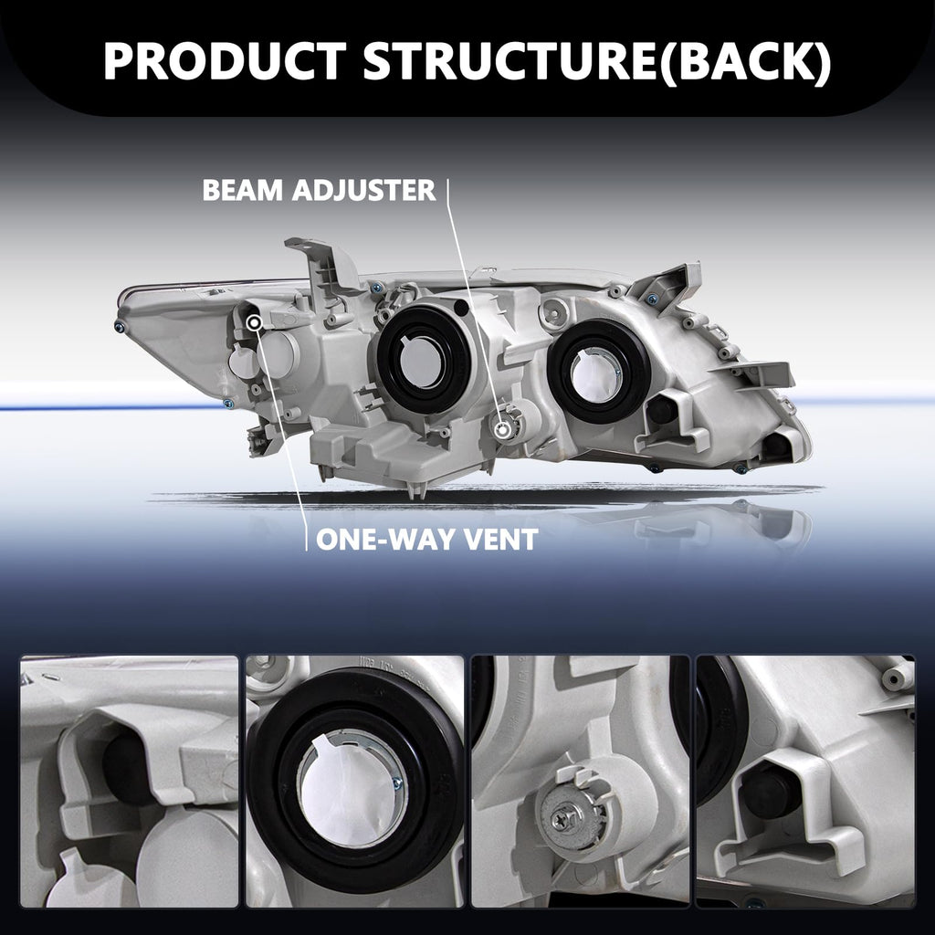 Black Headlight Assembly V821