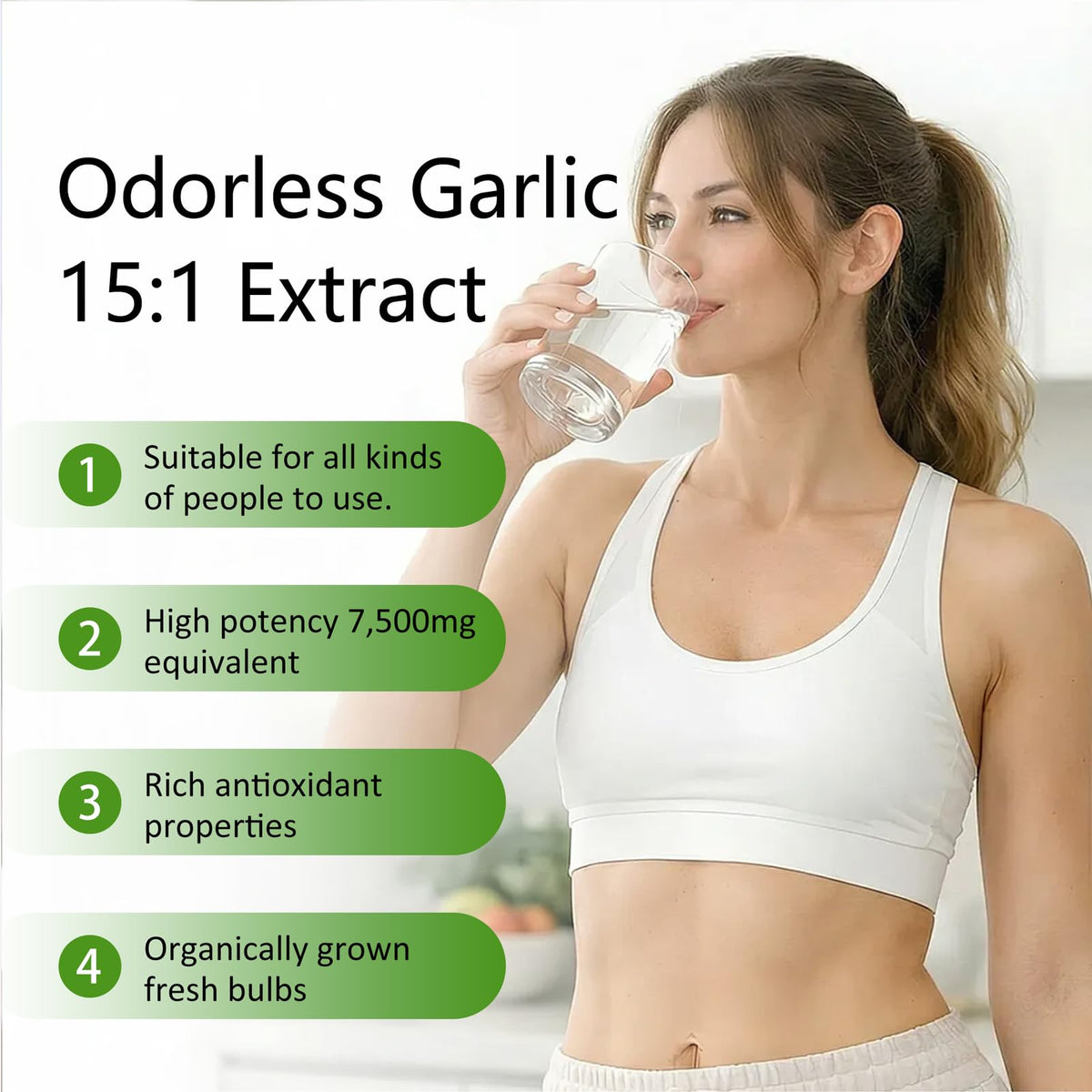 Odorless Garlic Extract 300 Softgels J285