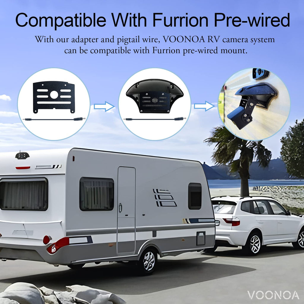1080P Wireless RV Camera System with 7 Inch HD Monitor P897120