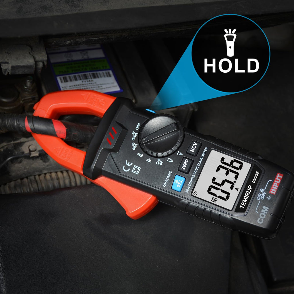 6000 Counts 600A TRMS Digital Clamp Meter A620