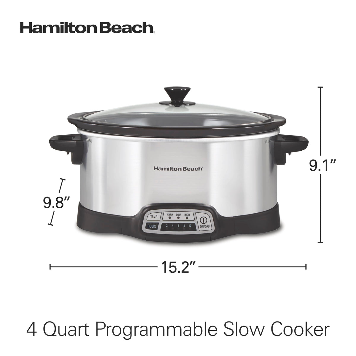 Programmable 4 Quart Slow Cooker V265