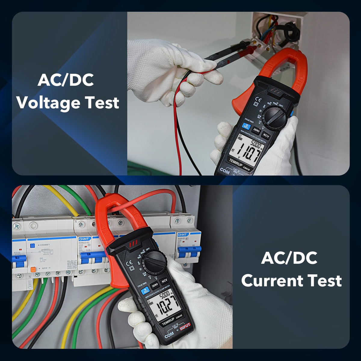 6000 Counts 600A TRMS Digital Clamp Meter A620