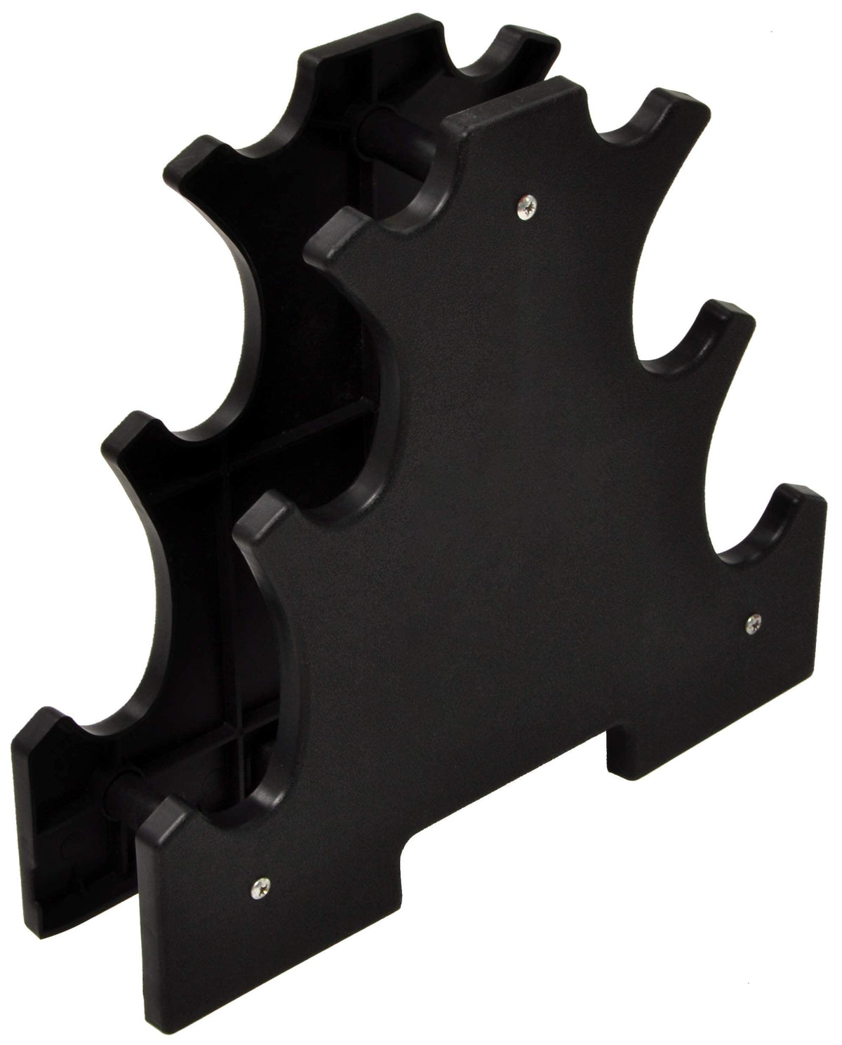 Colored Neoprene Coated Dumbbell Set with Stand, Set of 6 S63845