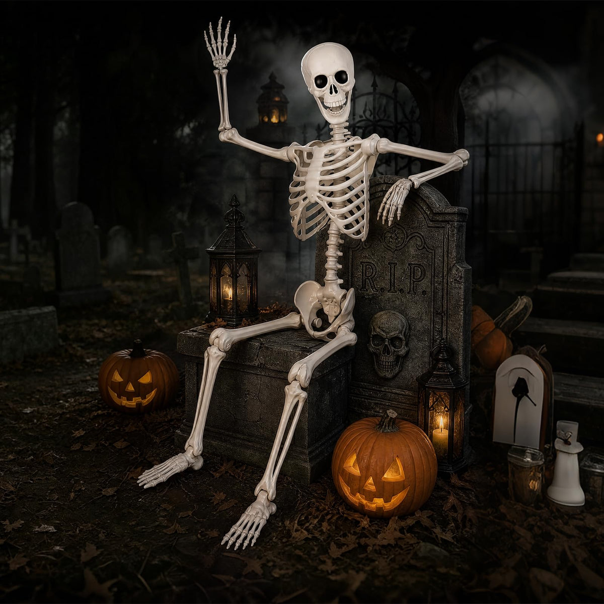 Poseable Life Size Skeleton Z4671
