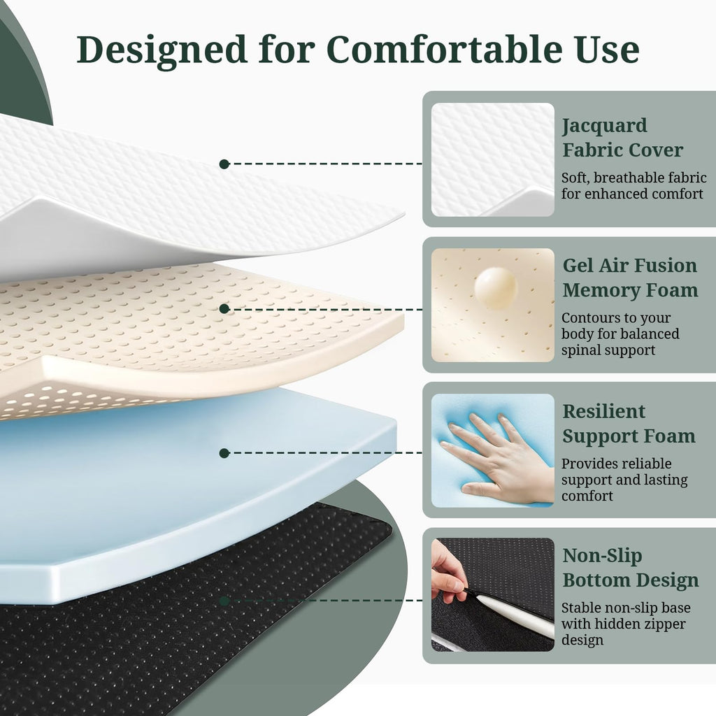 3 Inch Twin Tri-Fold Memory Foam Mattress G72683
