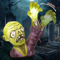 5.2 FT Halloween Inflatables Green Zombies with Built-in LEDs C2197