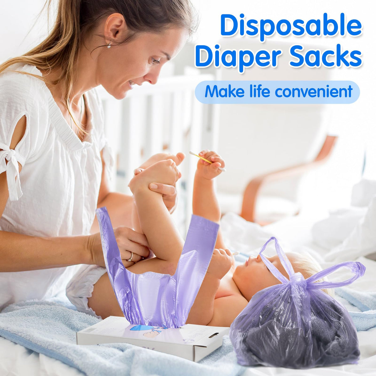 1800 Pcs Disposable Diaper Bags P851