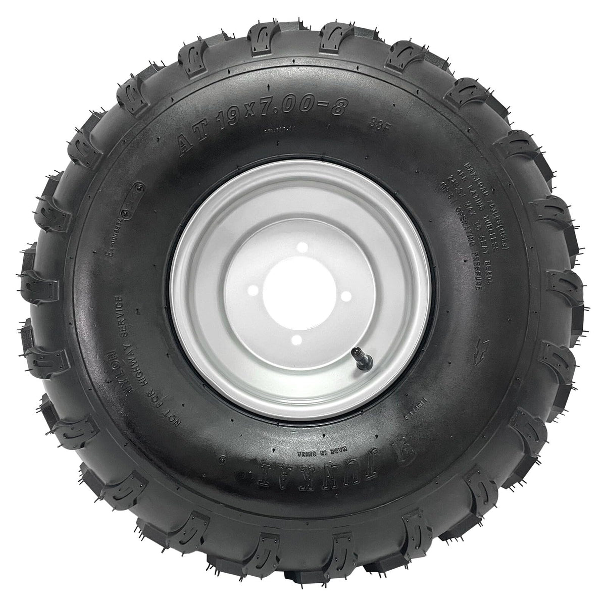 19x7-8 ATV UTV Off-Road Tire and Wheel with 8-Inch 4-Hole Rim X590952