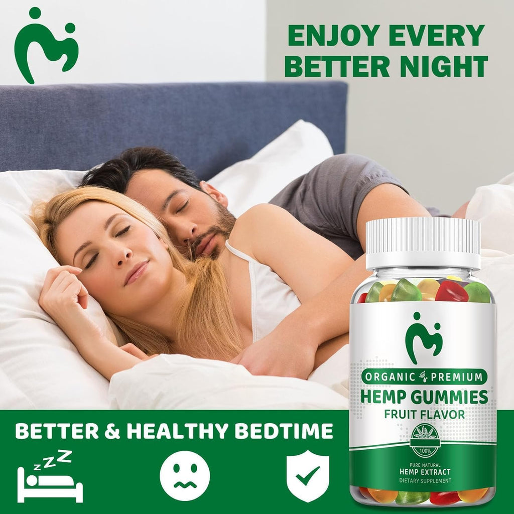 Hemp Gummies Extra Strength Vegan Low Sugar 3 Pack X9504