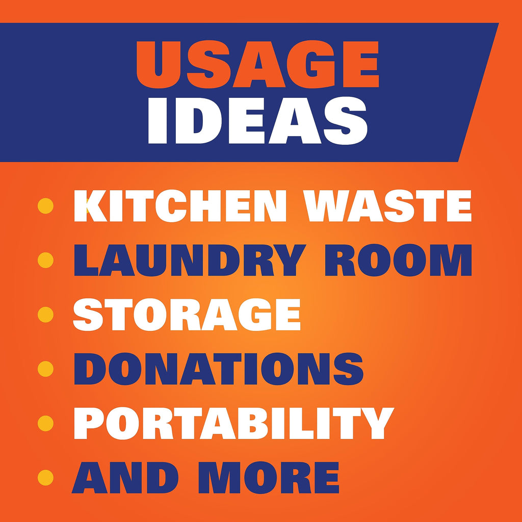 13 Gal White Unscented Kitchen Trash Bags N88547