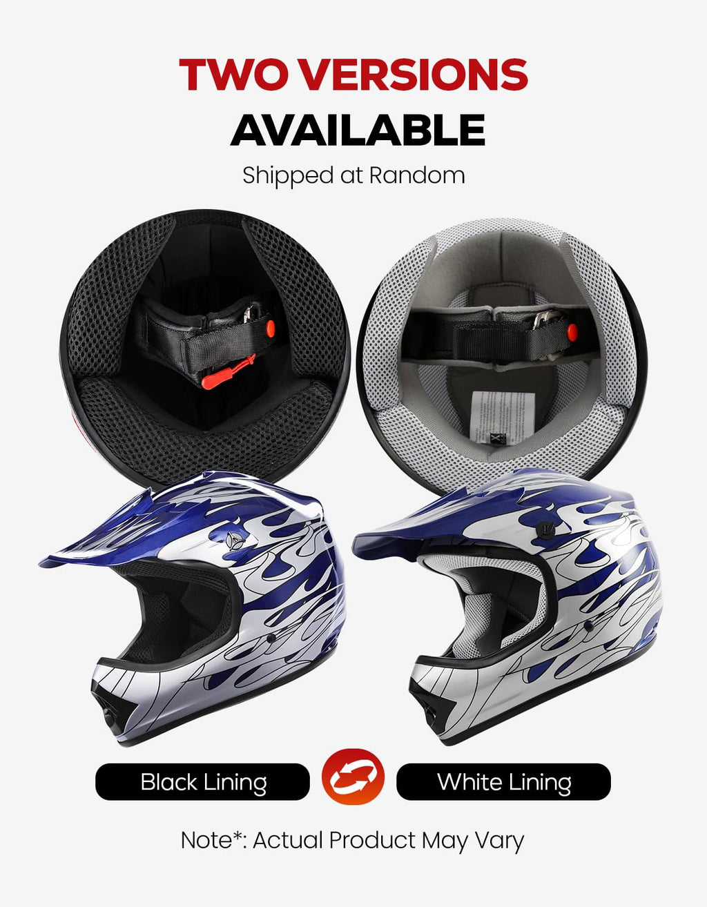 Youth DOT Approved Full Face Motocross Helmet I527