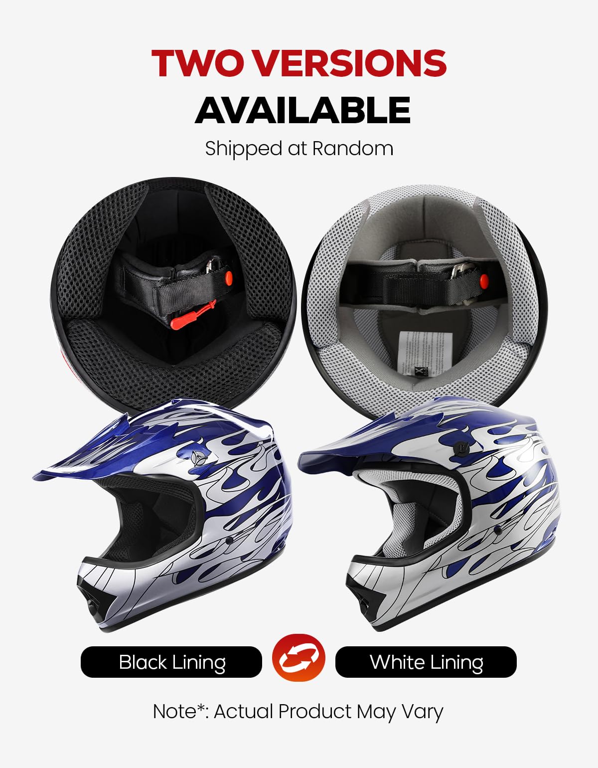 Youth DOT Approved Full Face Motocross Helmet I527