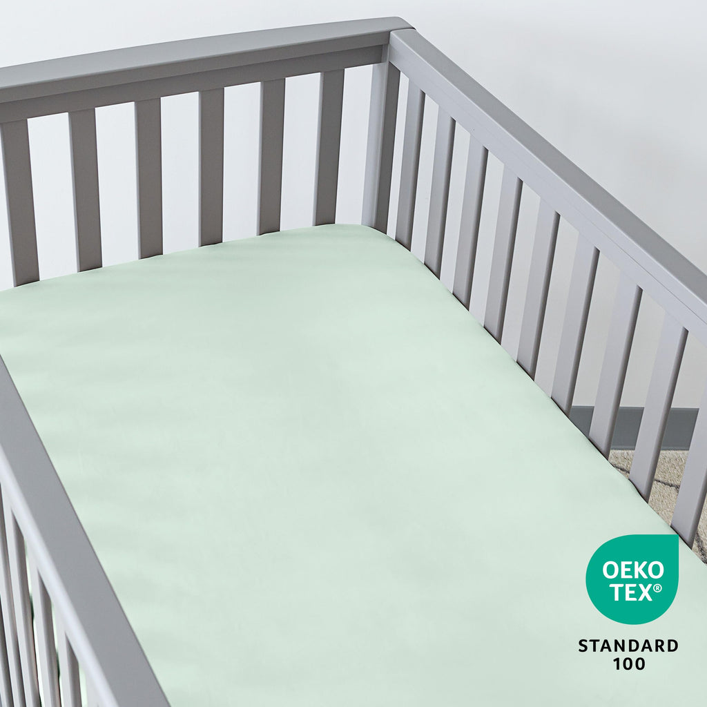 3-Pack Ultra-Soft Microfiber Fitted Crib Sheet V224237