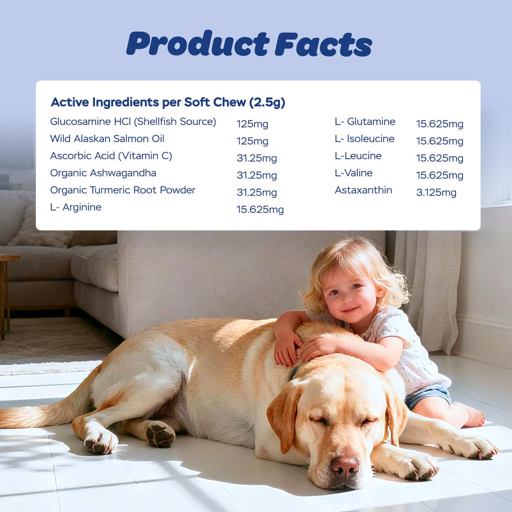 High Protein Muscle Support Soft Chews for Dogs, 120 Count D67986