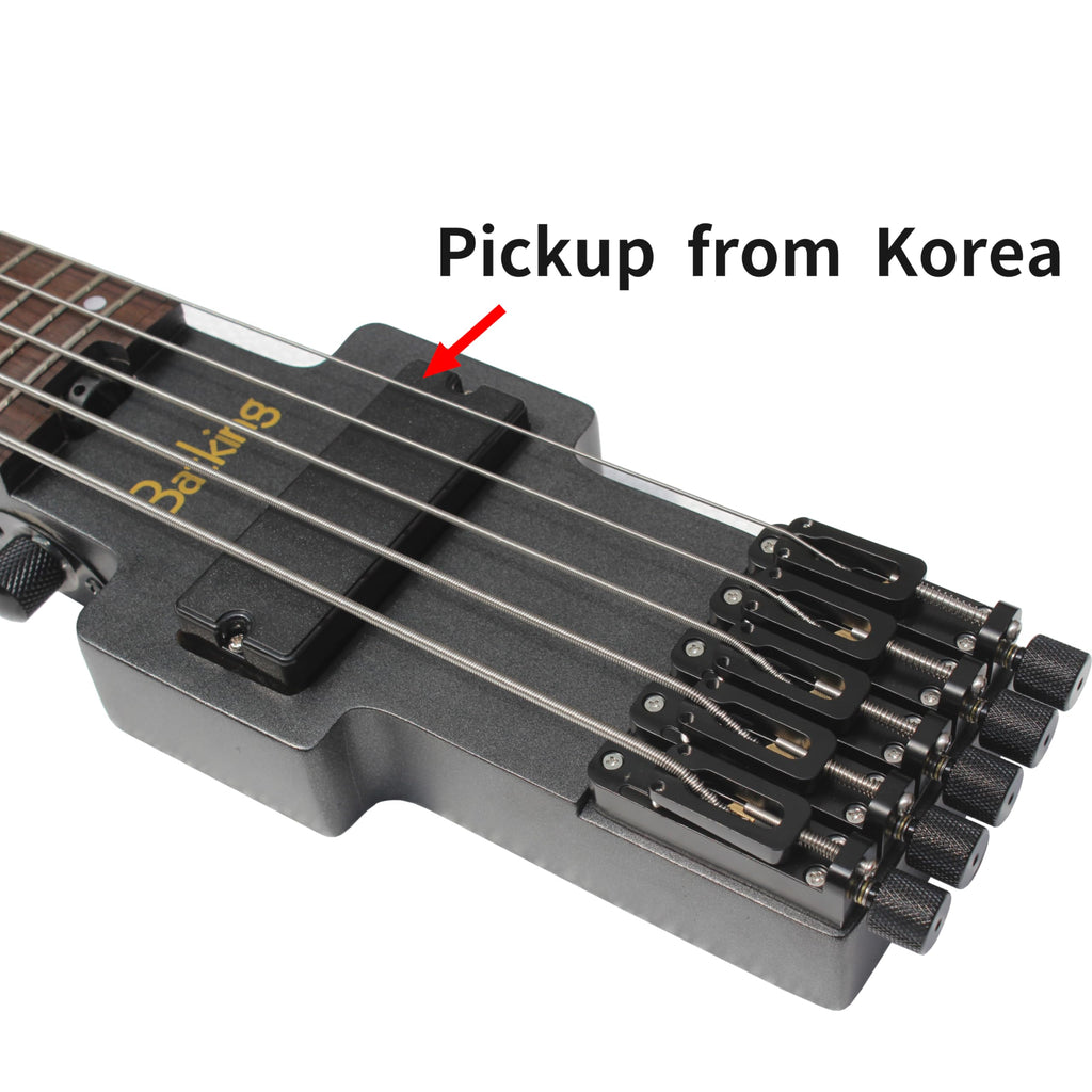 5 Strings Electric Headless Bass Guitar U202754