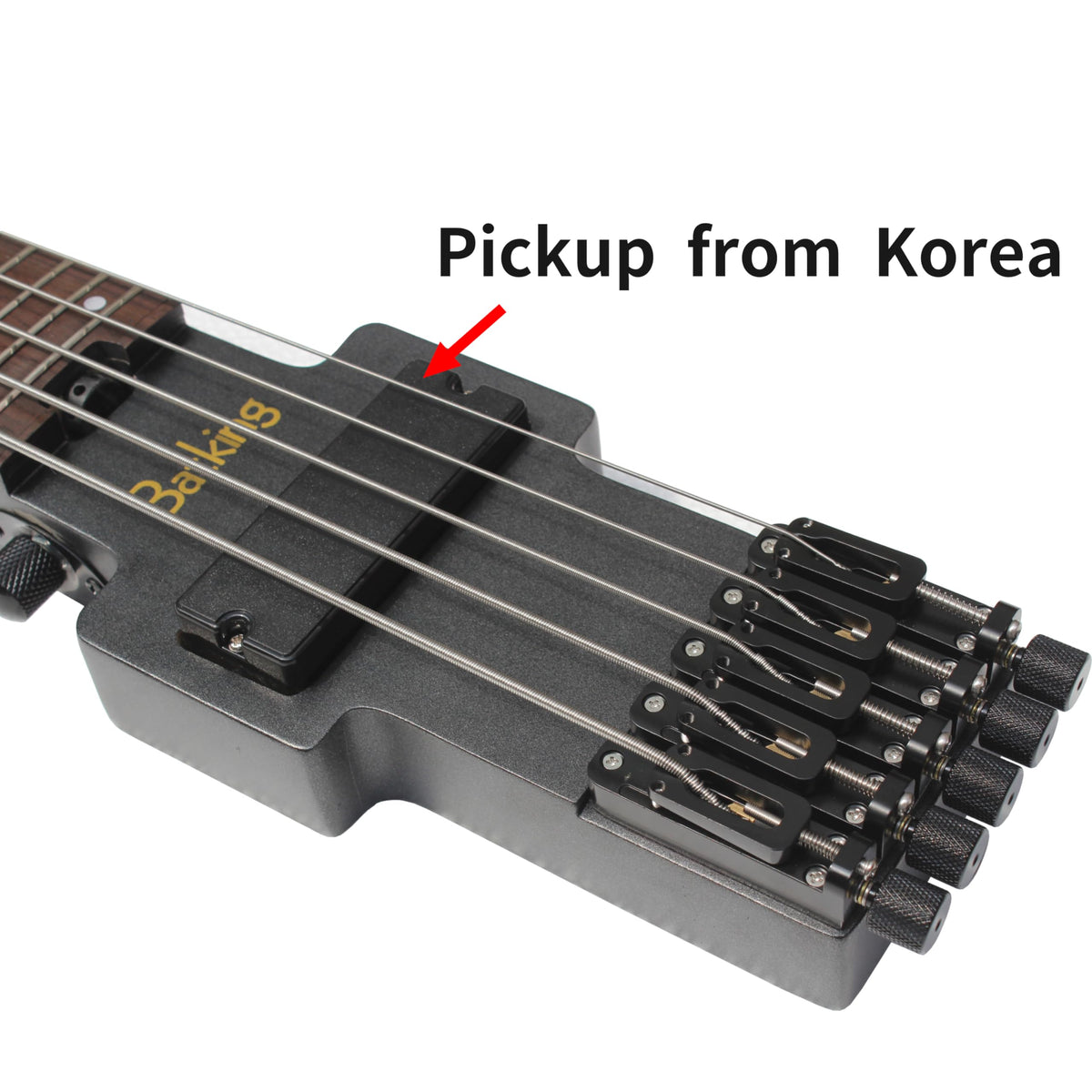 5 Strings Electric Headless Bass Guitar U202754