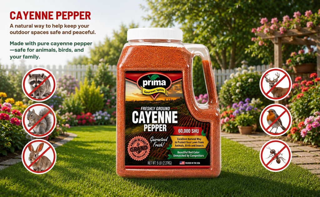 Cayenne Pepper Powder 5 LBS Bulk Kitchen Jug 60,000 SHU Extra Hot All Natural Gluten Free Red Ground Pepper B64490