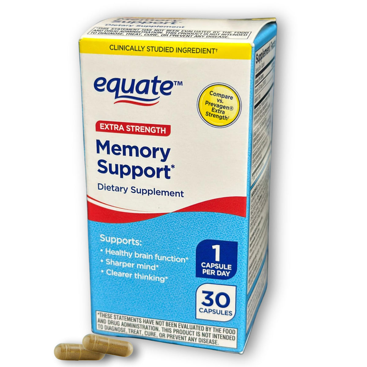 Bacopa Ginkgo Turmeric Vitamin D Capsules 30 Count O527884