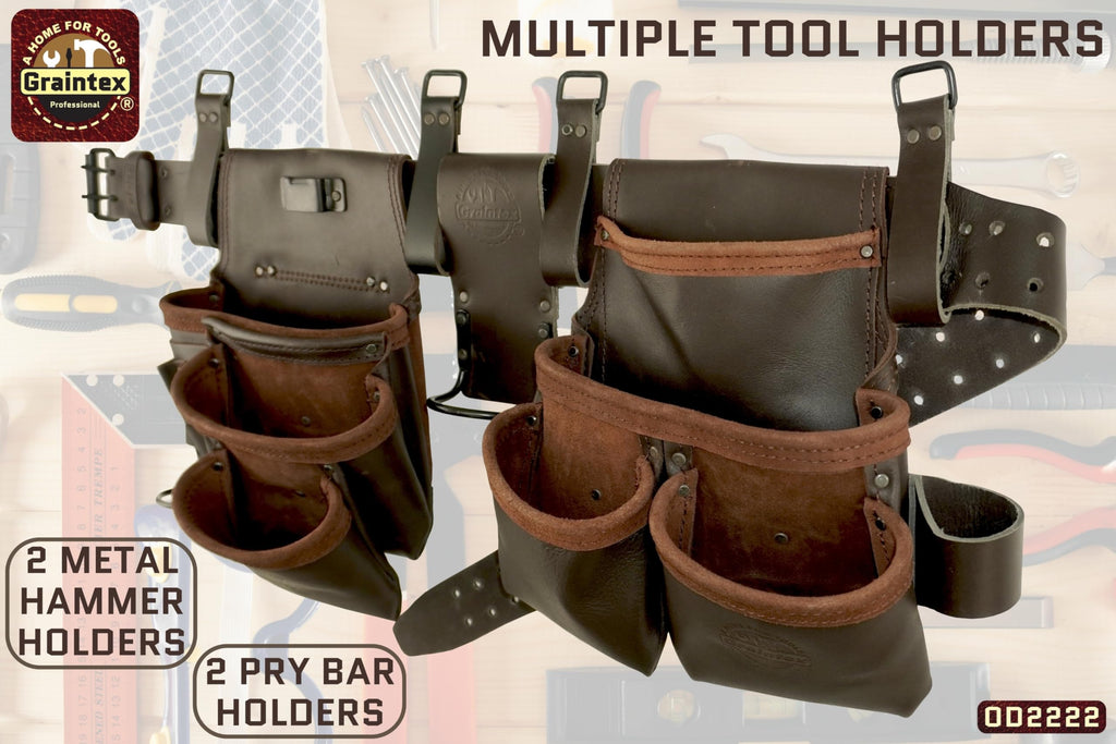 13 Pocket Leather Tool Belt L5366