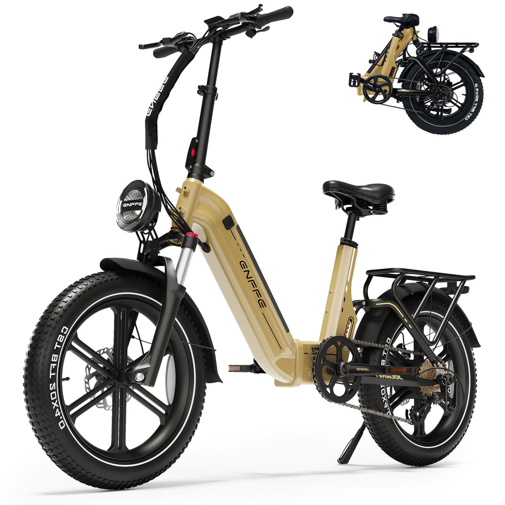 Foldable 7-Speed 20"×4 Fat Tire Electric Bike C5328