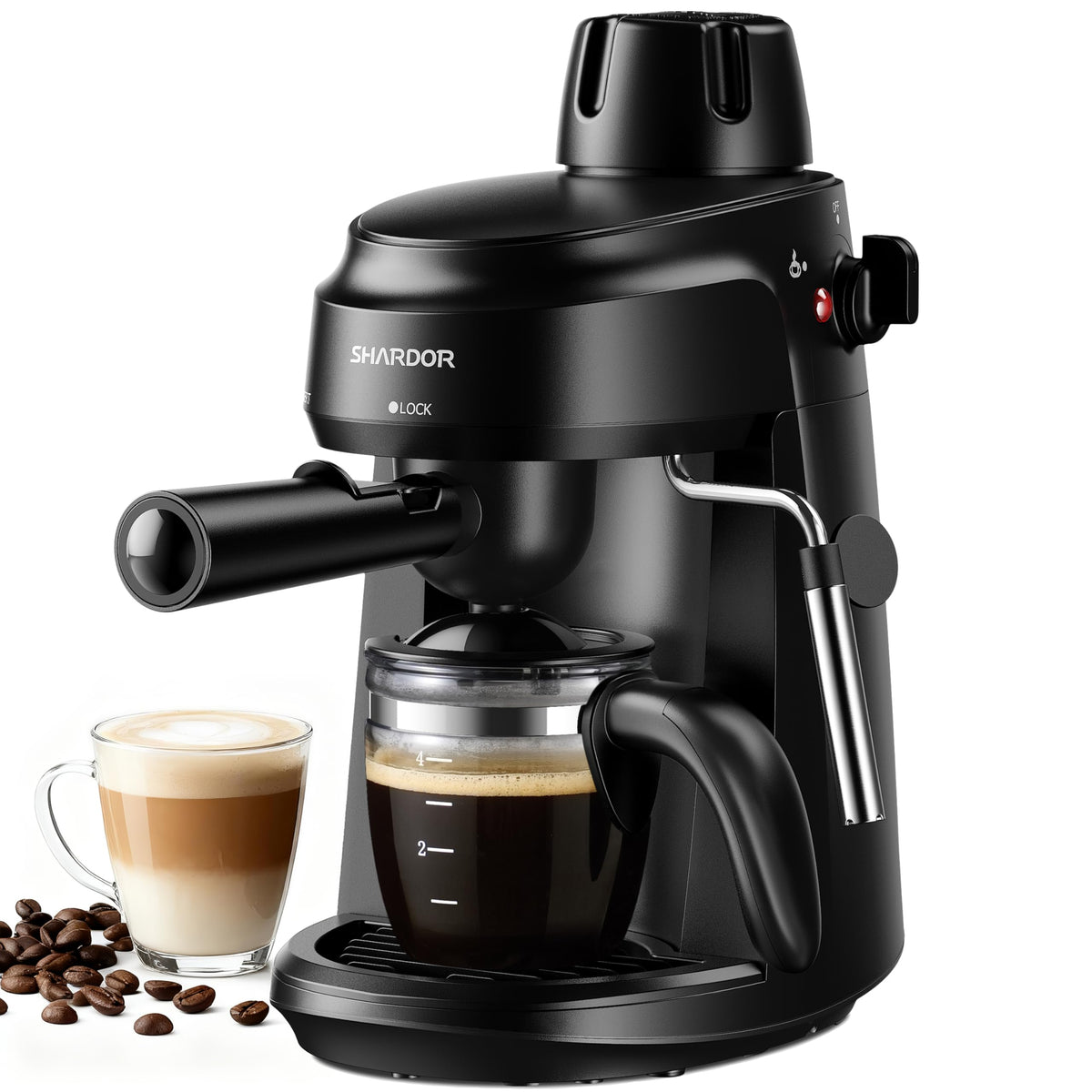 3.5 Bar Espresso Machine with Milk Frother C189039