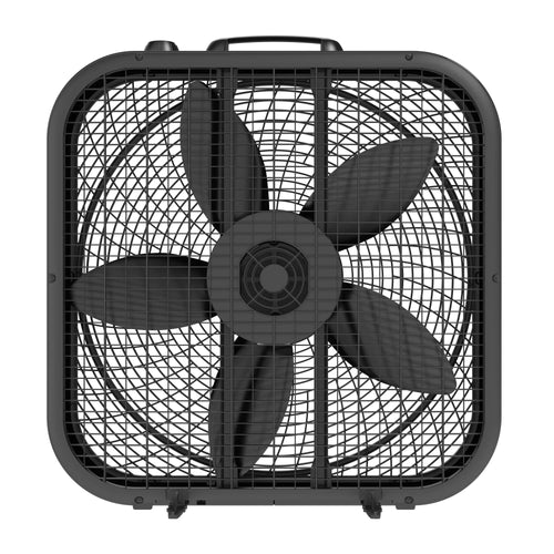 20" Black Box Fan, 3 Speeds D413185