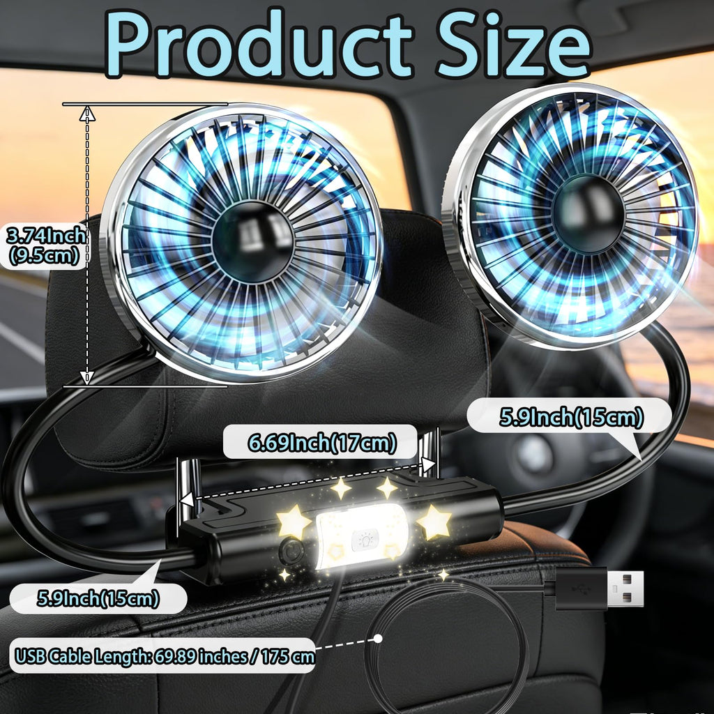 Car Backseat Fans Q650439