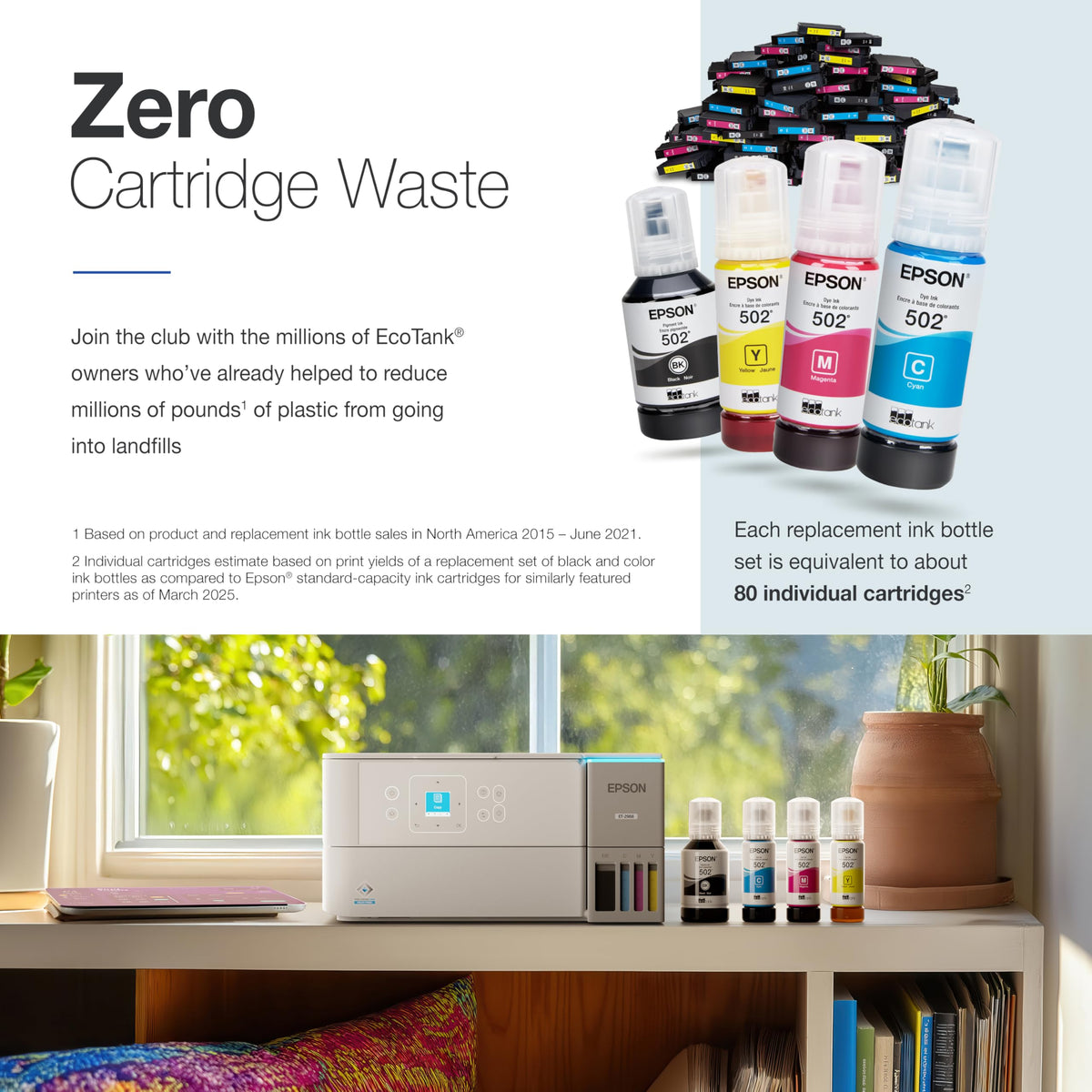 Wireless All-in-One Color Supertank Printer H235