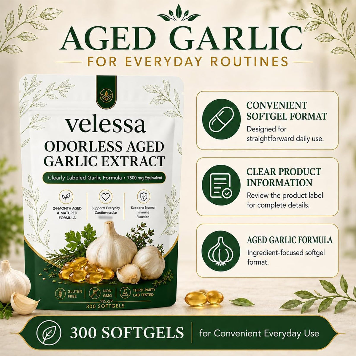 Odorless Aged Garlic Extract O791642