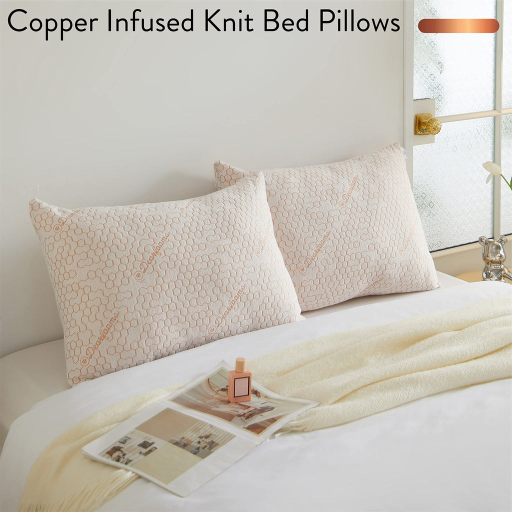 Down Alternative Pillows Set of 2 Standard Queen Size J27195