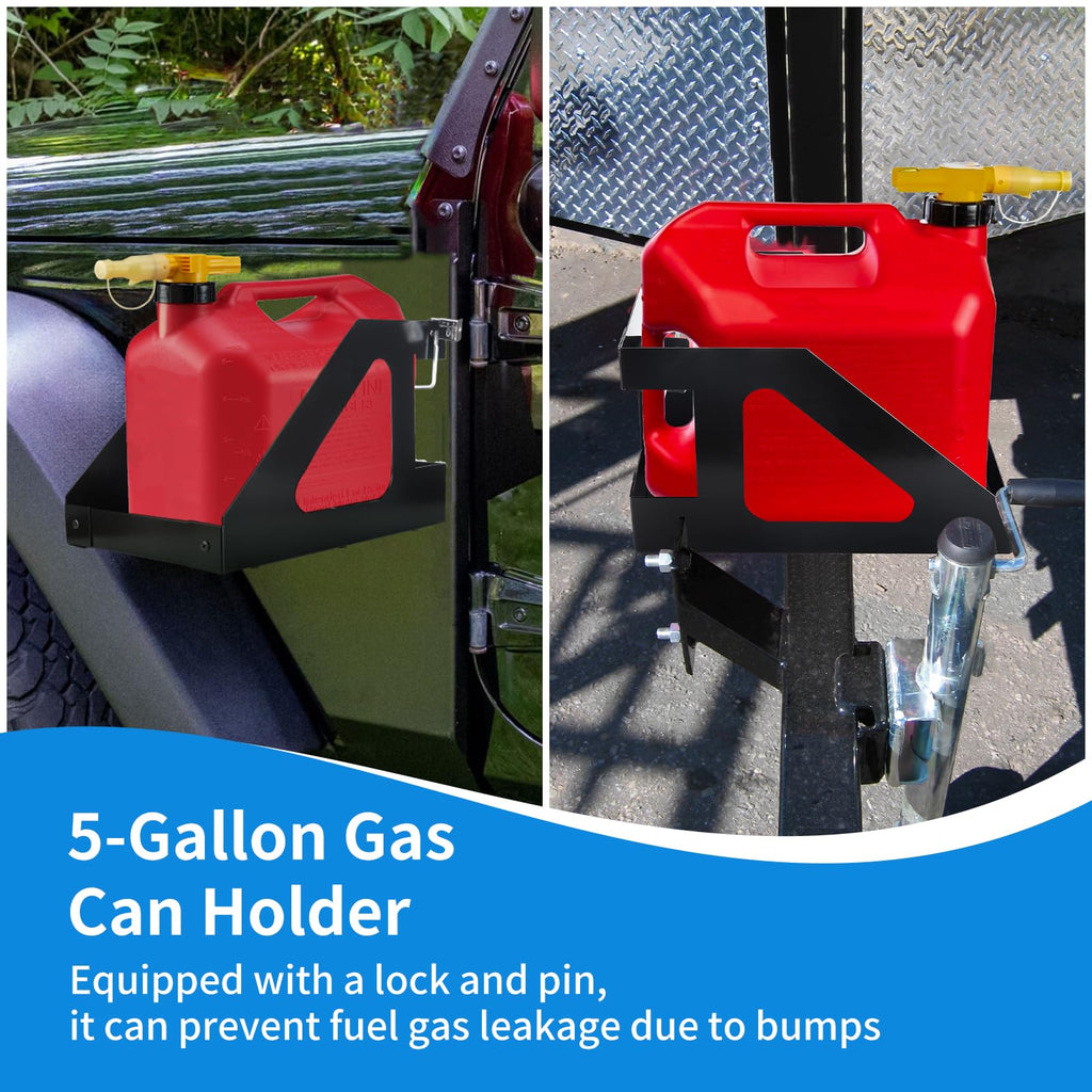 5 Gallon Gas Can Holder with Anti-Theft Lock R343